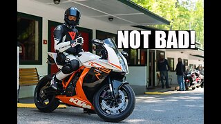 Riding my KTM RC8R at the Tail of the Dragon