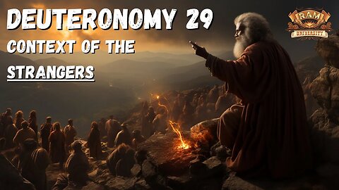 #DEUTERONOMY 29 & THE CONTEXTS OF #STRANGERS