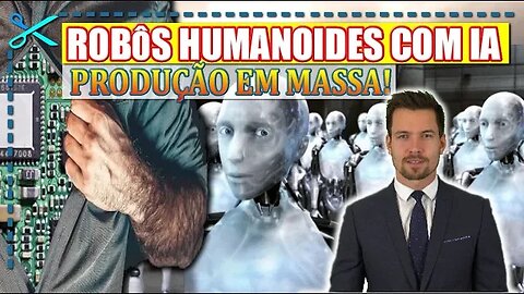 🤖 Produção em Massa de Robôs Humanoides com Inteligência Artificial