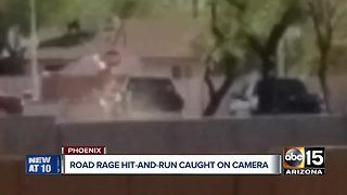 Video captures possible road rage incident in west Phoenix