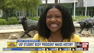 USF's first African-American woman student president elected