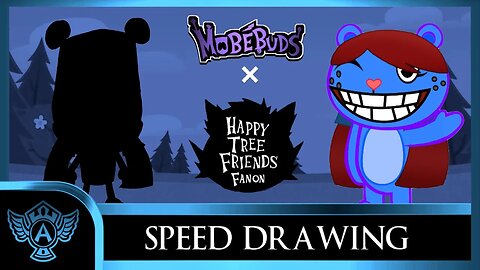 Speed Drawing: Happy Tree Friends Fanon - Freddi | Mobebuds Style