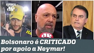 Bolsonaro APOIA Neymar e é criticado: "não é papel de presidente!"