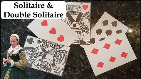 How to Play Solitaire and Double Solitaire | History of 18th Century Card Game
