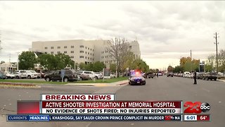 Timeline of hospital active shooter false alarm