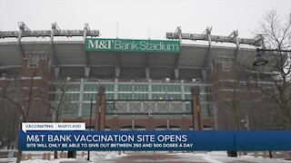 M&T Bank vaccination site opens