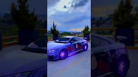 5 Reasons People Succeed at Luxury Car Neon Effect Edit 🤨 #madra #audi #shorts