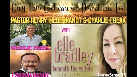 Charlie Freak and Pastor Henry Hildebrandt with Elle Bradley