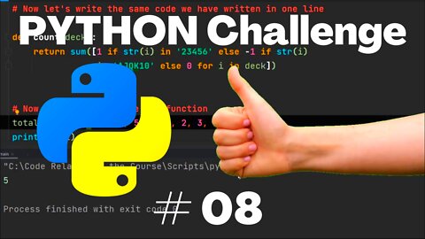 Python Challenge No - 08