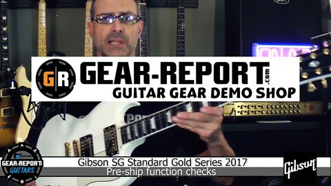 Gibson SG Standard Gold Series Guitar