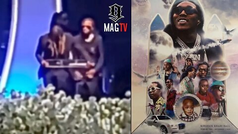 Offset Holds Back Tears While Speaking At Takeoff's Funeral! 🙏🏾