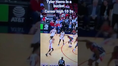 Tyler Herro is a Bucket career high 10 3s vs rockets #tylerherro #nba #highlights