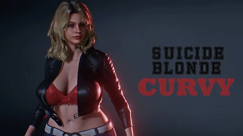 Resident Evil 2 Remake Claire Suicide Blonde Curvy outfit