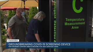Michigan company debuts new COVID-19 screening device