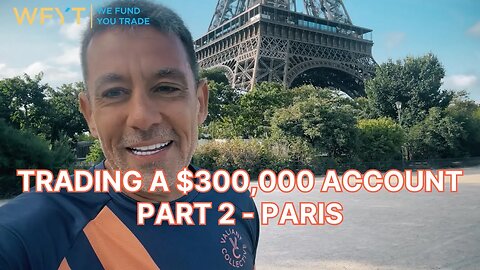 Trading a $300K Account While Driving, In Paris | Part 2