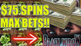 Max Betting $75 on High Limit Slots!