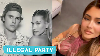 Justin And Hailey Bieber Host ILLEGAL Mask Party For Singer Justin Skye!