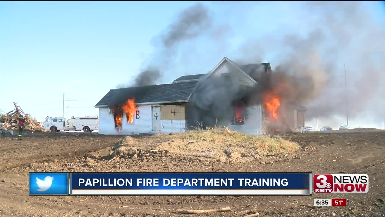 Papillion Fire Department training
