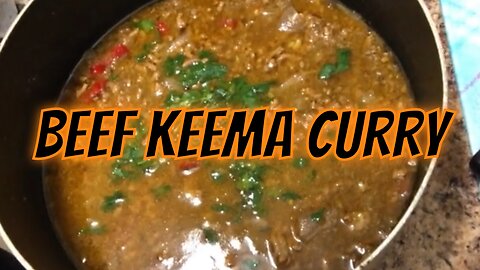 how to make keema curry (beef )