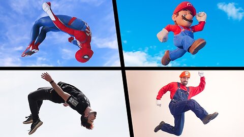 HARDEST Stunts of 2023 In Real Life (Spiderman, Mario, Sonic, Anime, MORE!)Nickpro20