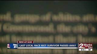 Last local race riot survivor passes away