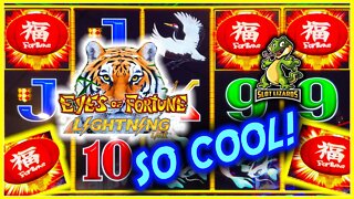 HIT IT AND QUIT IT! MOST EPIC LIGHTNING LINK RUN!!! PART 5 Eyes of Fortune Slot LIVESTREAM HIGHLIGHT