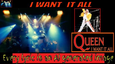 "I want it now"- Queen- Images a.i. generated from the lyrics.
