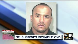 NFL suspends former Arizona Cardinals WR Michael Floyd for Scottsdale DUI