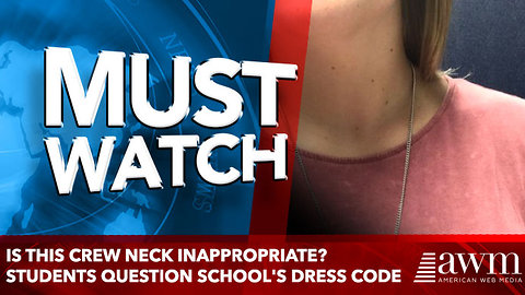 Is this crew neck inappropriate? Students question school's dress code