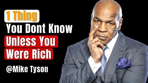 What Mike Tyson Values More Than Money _ Most Inspirational Speech Ever