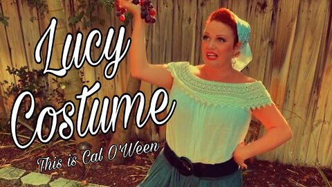 Lucy Costume! Lucy's Italian movie, easy costume idea! This is Cal O'Ween!