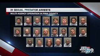 Police say 21 sexual predators were arrested in multi-agency operation