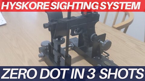 How to Zero your Pistol Red Dot in 3 shots or less : Hyskore Sight System