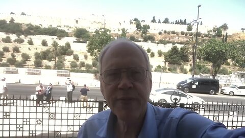 Dr Harper at Mount of Olives Jerusalem Israel June 4, 2023