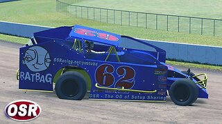 Big Block Modified (Fixed Setup) Time Trial - USA Int. Speedway - iRacing Dirt #iracing #dirtracing