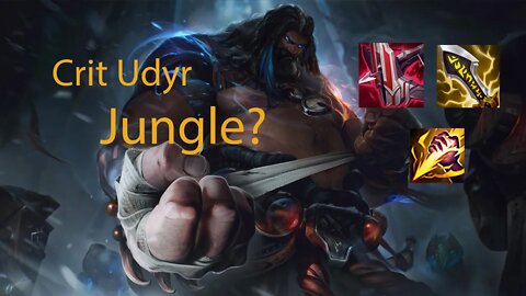 Noob Tries Crit Udyr Jungle! (Crazy) League of Legends #league #leagueoflegends #jungle #udyr #crit