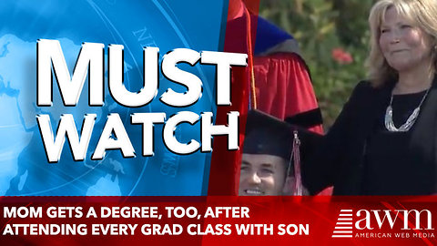 Mom gets a degree, too, after attending every grad class with quadriplegic son