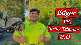 EDGER vs. STRING TRIMMER 2.0 [Which one is Best for Edging]