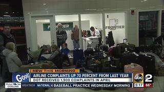 More flight delays, complaints for US airlines