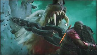 Garm Boss Battle Part 1 | God of War: Ragnarök 4K Clips (PS5, PS4) | God of War Ragnarok