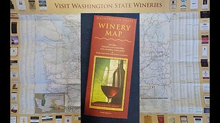 MAP REVIEW: WASHINGTON STATE WINERY MAP, 2010. The Map Company, obtained from Best Western.