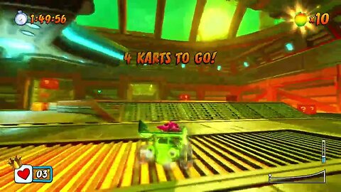 Magnetic Mayhem Last Kart Driving Gameplay - Crash Team Racing Nitro-Fueled