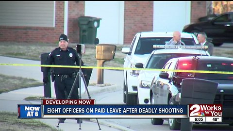 8 officers on paid leave after deadly Muskogee shooting