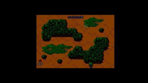 Golvellius Valley of Doom Title Screen Sega Master System.