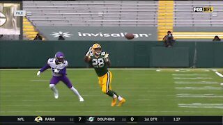 Packers' A.J. Dillon tests positive for COVID-19