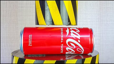 HYDRAULIC PRESS vs COCA COLA