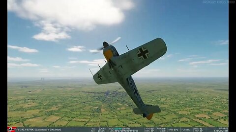 FW190A-8 Jager Vs Spitfire, Mustang (DCS Normandy)