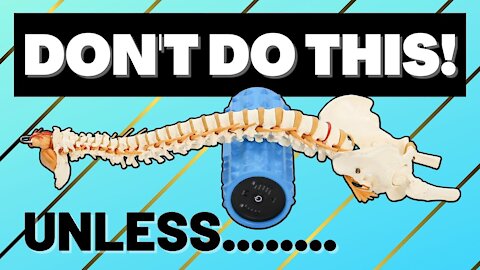 Foam Rolling Your Back. Do NOT Do This. Do THIS Instead!