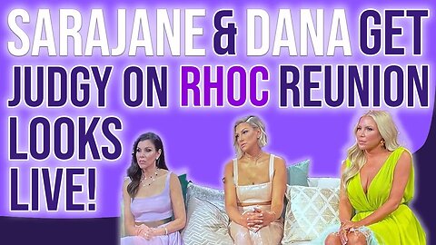 SaraJana & Dana get judgy over RHOC looks. What do you think? #RHOC