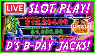 🔴 LIVE SLOT PLAY! D'S B-DAY CELEBRATION! LET’S HIT A GRAND JACKPOT! CAN D PICK DANCING DRUMS GRAND?